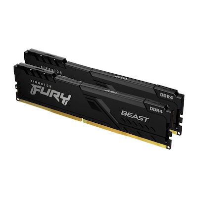 Image of 16GB (2x8GB) KINGSTON FURY Beast DDR4-3200 CL16 RAM Gaming Arbeitsspeicher Kit