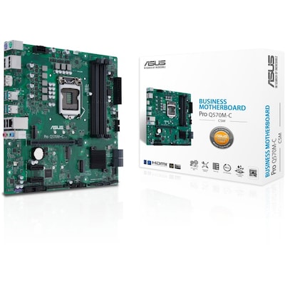 Image of ASUS Pro Q570M-C/CSM ATX Mainboard Sockel 1200 M2/DP/HDMI