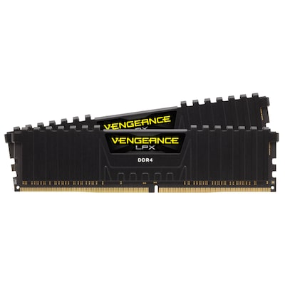 Image of 64GB (2x32GB) Corsair Vengeance LPX Black DDR4-3200 RAM CL16 RAM Kit