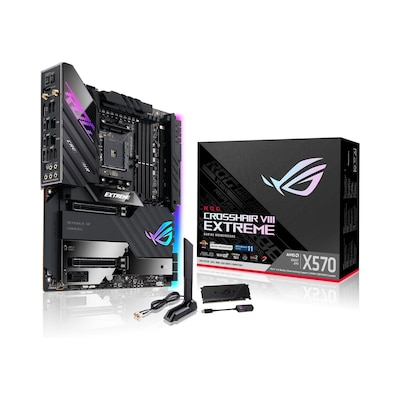 Image of ASUS ROG Crosshair VIII Extreme X570 ATX Mainboard Sockel AM4 USB3.2 /M.2/WiFi