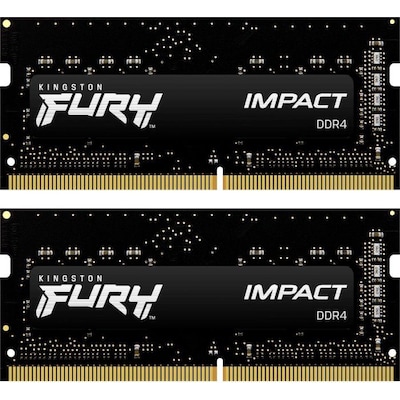 Image of 32GB (2x16GB) KINGSTON FURY Impact DDR4-2666 CL16 RAM Gaming Notebookspeicher K.