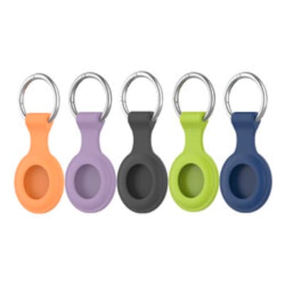 Image of 4smarts Silicone Case Set f. AirTags 5 Stk (farblich gemischt)