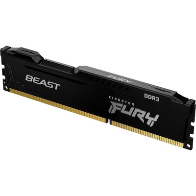 Image of 8GB (1x8GB) KINGSTON FURY Beast schwarz DDR3-1600 CL10 RAM Gaming Arbeitsspeich