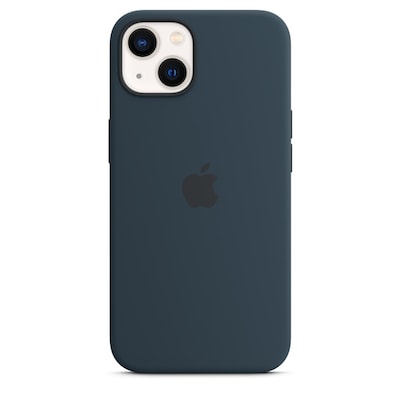 Image of Apple Original iPhone 13 Silikon Case mit MagSafe Abyssblau