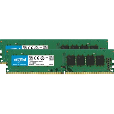 Image of 32GB (2x16GB) Crucial DDR4-2400 CL17 RAM DIMM Speicher Kit