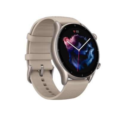 Image of Amazfit GTR 3 Smartwatch Aluminium-Gehäuse, Moonlight Grey, Amoled-Display