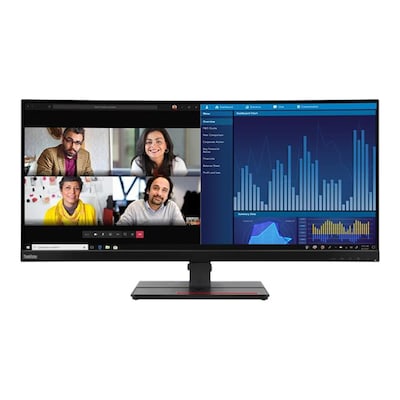 Image of Lenovo ThinkVision P34w-20 86,7cm (34") UWQHD 21:9 curved Monitor HDMI/DP/USB-C