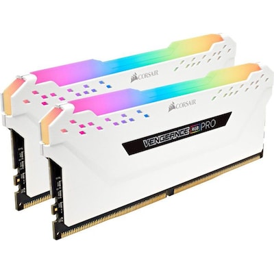 Image of 16GB (2x8GB) Corsair Vengeance RGB PRO weiß DDR4-3200 RAM CL16 (16-18-18-36) Kit