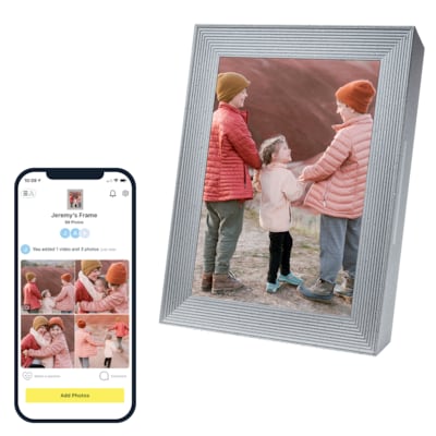 Image of Aura Frames AF700 Mason Luxe sandstone 24,6cm (9,7") Digitaler Bilderrahmen