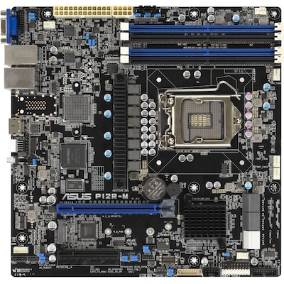 Image of ASUS P12R-M mATX Workstation Mainboard Sockel 1200 für Xenon E, Pentium