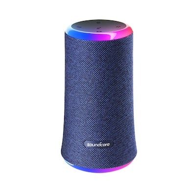 Image of soundcore by Anker Flare II Bluetooth Lautsprecher LED-Beleuchtung IPX7 blau