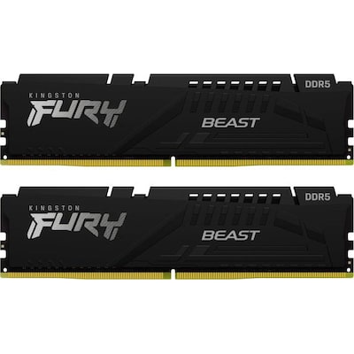 Image of 16GB (2x8GB) KINGSTON FURY Beast Black DDR5-5600 CL40 RAM Gaming Arbeitssp. Kit