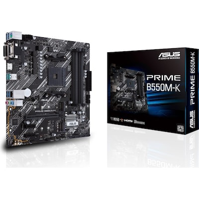 Image of ASUS Prime B550M-K mATX Mainboard Sockel AM4 M.2/USB3.2/HDMI/DVI/VGA