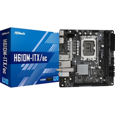 Image of ASRock H610M-ITX/AC mini ITX Mainboard Sockel 1700 /M2/HDMI/DP/USB30/WiFi/BT