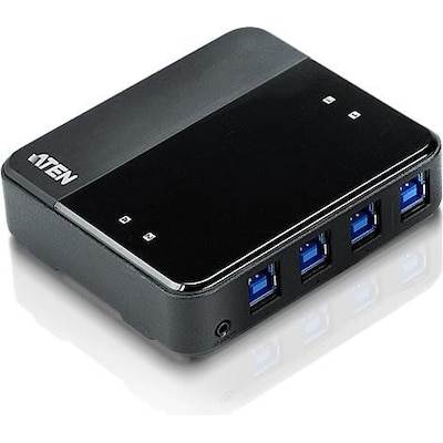 Image of Aten US434 4 x 4-Port USB 30 Peripharal Sharing Switch