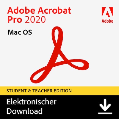 Image of Adobe Acrobat Pro 2020 | Mac | Studenten & Lehrer | Download & Produktschlüssel