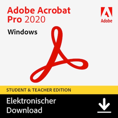 Image of Adobe Acrobat Pro 2020 | Win | Studenten & Lehrer | Download & Produktschlüssel