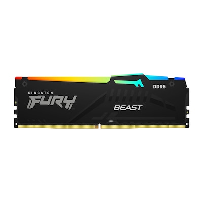 Image of 32GB (2x16GB) KINGSTON FURY Beast RGB DDR5-5200 CL40 RAM Gaming Arbeitssp. Kit