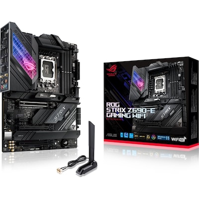 Image of ASUS ROG STRIX Z690-E GAMING WIFI ATX Mainboard Sockel 1700 DP/HDMI/M2/WIFI/BT