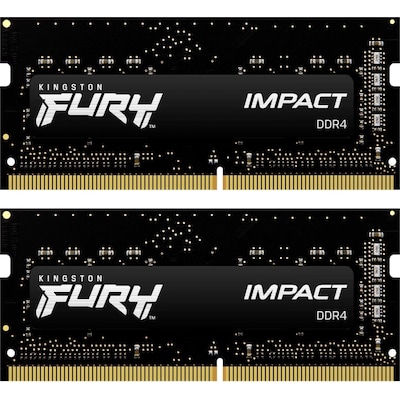 Image of 32GB (2x16GB) KINGSTON FURY Impact DDR4-3200 CL20 Gaming Notebookspeicher Kit