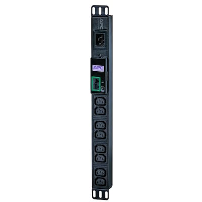 Image of APC Easy PDU, Metered, 1U, 16A, 230V, 8 x IEC Ausgänge, Rack Montage (EPDU1016M)