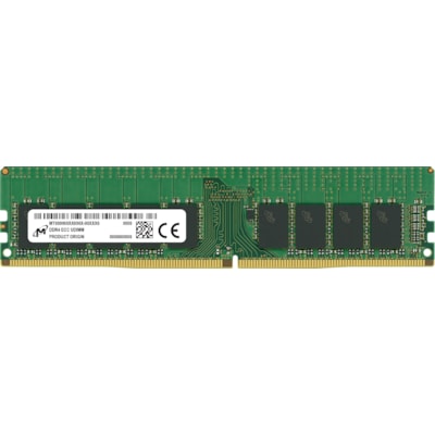 Image of 32GB (1x32GB) MICRON UDIMM DDR4-3200, CL22-22-22, reg ECC, dual ranked x8