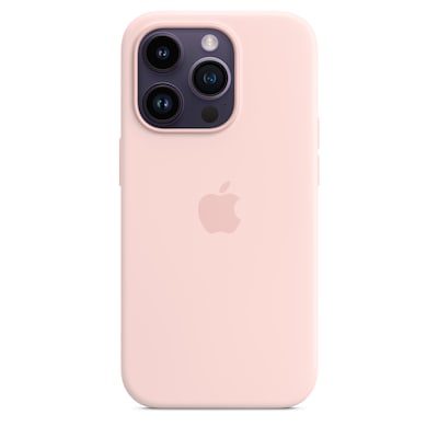 Image of Apple - Case für Mobiltelefon - mit MagSafe - Silikon - Chalk Pink - für iPhone 14 Pro (MPTH3ZM/A)