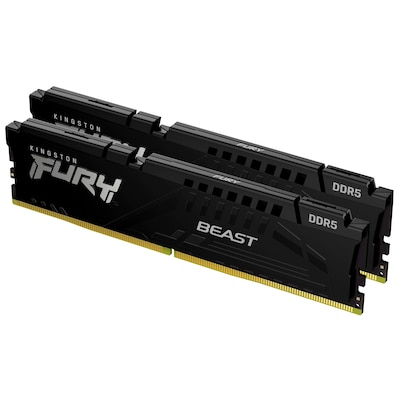 Image of 32GB (2x16GB) KINGSTON FURY Beast DDR5-5600 CL36 EXPO RAM Gaming Arbeitssp Kit