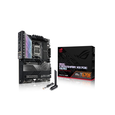 Image of ASUS ROG CROSSHAIR X670E HERO ATX Mainboard Sockel AM5 WIFI/M.2/USB4 Typ C