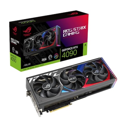 Image of ASUS ROG STRIX GeForce RTX 4090 Gaming Grafikkarte, 24GB GDDR6X, 2xHDMI, 3xDP