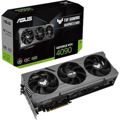 Image of ASUS TUF GeForce RTX 4090 OC Gaming Grafikkarte, 24GB GDDR6X, 2xHDMI, 3xDP