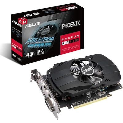 Image of ASUS AMD Radeon RX 550 Phoenix EVO Grafikkarte 4GB GDDR5 HDMI/DP/DVI