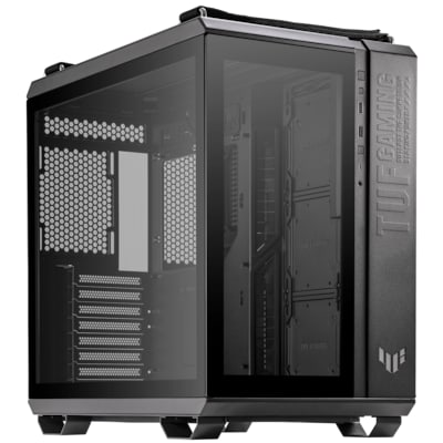 Image of ASUS TUF Gaming GT502 Schwarz ATX Midi-Tower Gaming Gehäuse mit Glasfenster