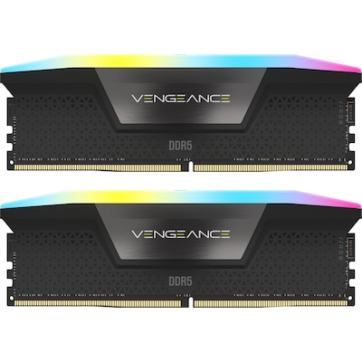 Image of 64GB (2x32GB) CORSAIR VENGEANCE RGB DDR5-5600 RAM CL36 Arbeitsspeicher Kit