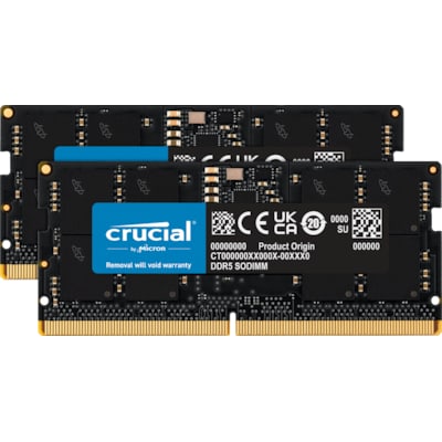 Image of 32GB (2x16GB) Crucial DDR5-5600 CL 46 SO-DIMM RAM Notebook Speicher Kit