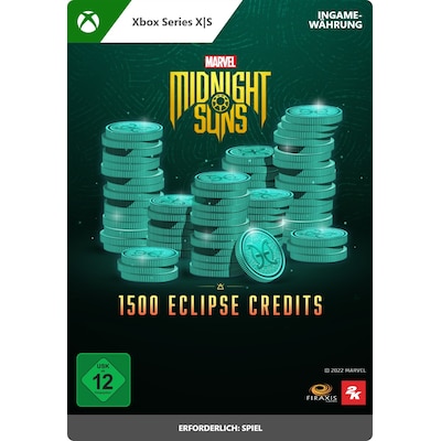 Image of Marvels Midnight Suns 1500 Eclipse Credits - XBox Series S|X Digital Code DE