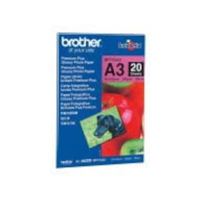 Image of Brother BP71GA3 Fotopapier-A3, Paket mit 20 Blatt, 260 g/qm