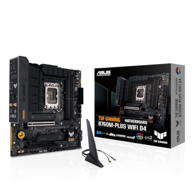 Image of ASUS TUF GAMING B760M-PLUS WIFI D4 mATX Mainboard Sockel 1700 DP/HDMI/USB-C