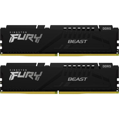 Image of 64GB (2x32GB) KINGSTON FURY Beast Black EXPO DDR5-5600 CL36 RAM Speicher Kit