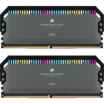 Image of 32GB (2x16GB) CORSAIR Dominator Platinum RGB DDR5-6000 CL36 Speicher Kit