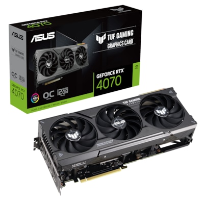 Image of ASUS TUF Gaming GeForce RTX 4070 OC Grafikkarte 12GB GDDR6X, 1xHDMI, 3xDP