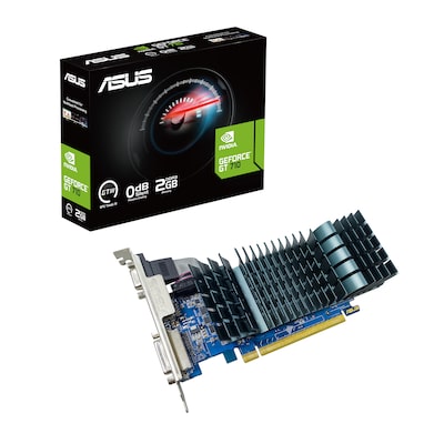 Image of ASUS GeForce GT 710 EVO 2GB GDDR3 PCIe DVI/HDMI/VGA passiv low profile