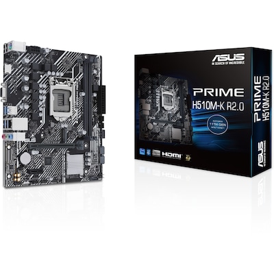 Image of ASUS Prime H510M-K R2.0 mATX Mainboard Sockel 1200 M.2/USB3.2/HDMI/VGA