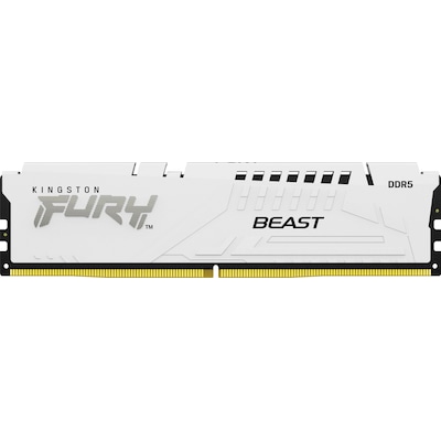 Image of 32GB (1x32GB) KINGSTON FURY Beast White XMP DDR5-5600 CL40 RAM Arbeitsspeicher