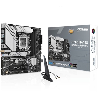 Image of ASUS PRIME B760M-A-CSM D4 mATX Mainboard Sockel 1700 VGA/HDMI/USB-A