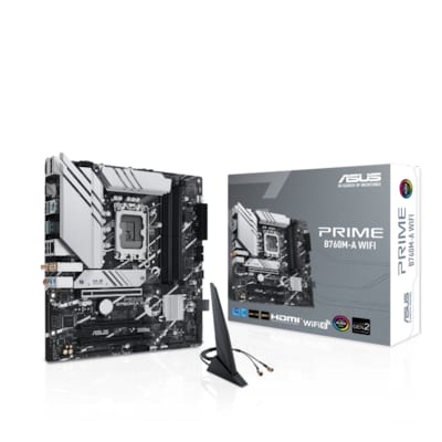 Image of ASUS PRIME B760M-A WIFI mATX Mainboard Sockel 1700 DP/HDMI/USB-A