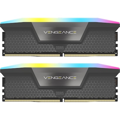 Image of 64GB (2x32GB) CORSAIR VENGEANCE RGB DDR5-6400 RAM CL32 Arbeitsspeicher Kit