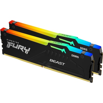 Image of 64GB (2x32GB) KINGSTON DIMM FURY Beast RGB DDR5-6000 CL36 RAM Arbeitsspeicher