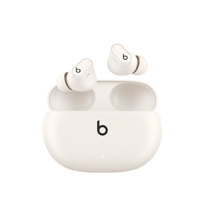 Image of Beats Studio Buds Plus HiFi In Ear Kopfhörer Bluetooth® Stereo Creme-Weiß Noise Cancelling, Mikro