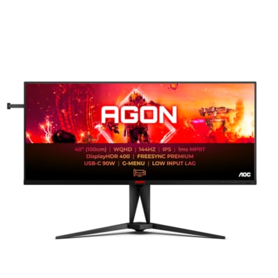 Image of AOC AGON AG405UXC 102cm (40") QHD IPS Gaming Monitor 21:9 HDMI/DP/USB-C PD 144Hz